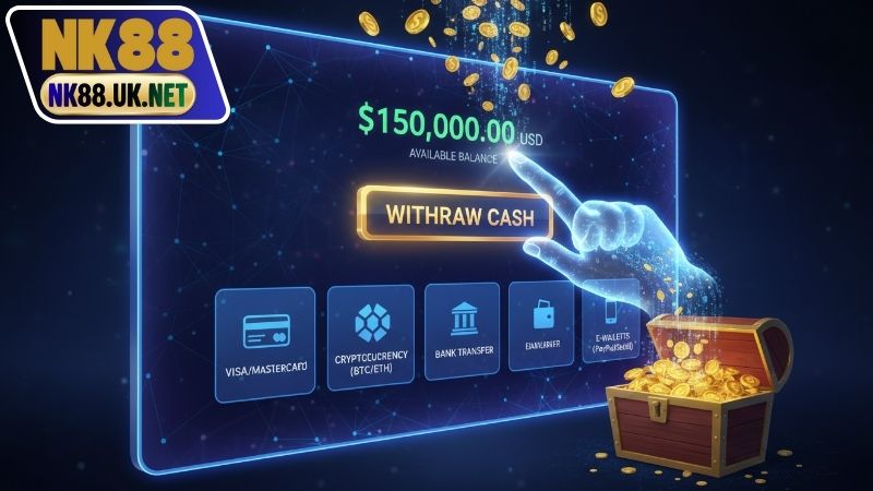 Rút tiền NK88 - Hướng dẫn chi tiết để giao dịch an toàn 2 Quy trình rút tiền NK88